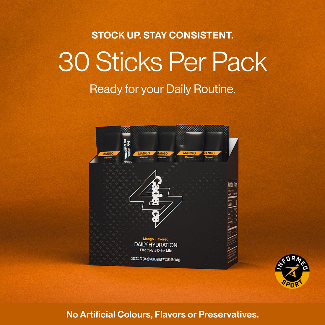 247 Daily Hydration Sachets - Mango