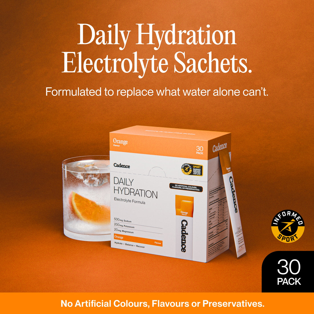 Daily Hydration Sachets - Orange