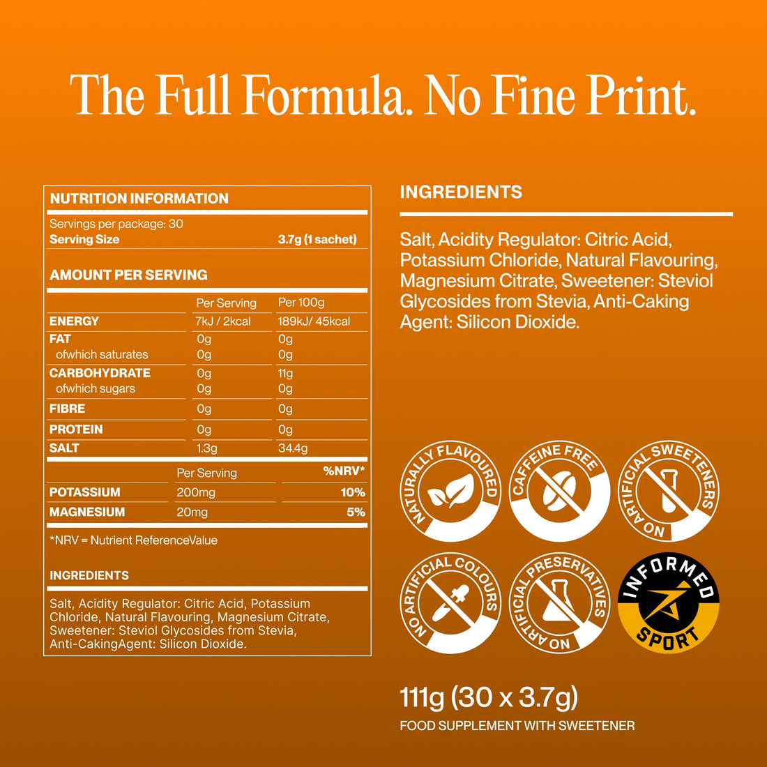 Daily Hydration Sachets - Orange