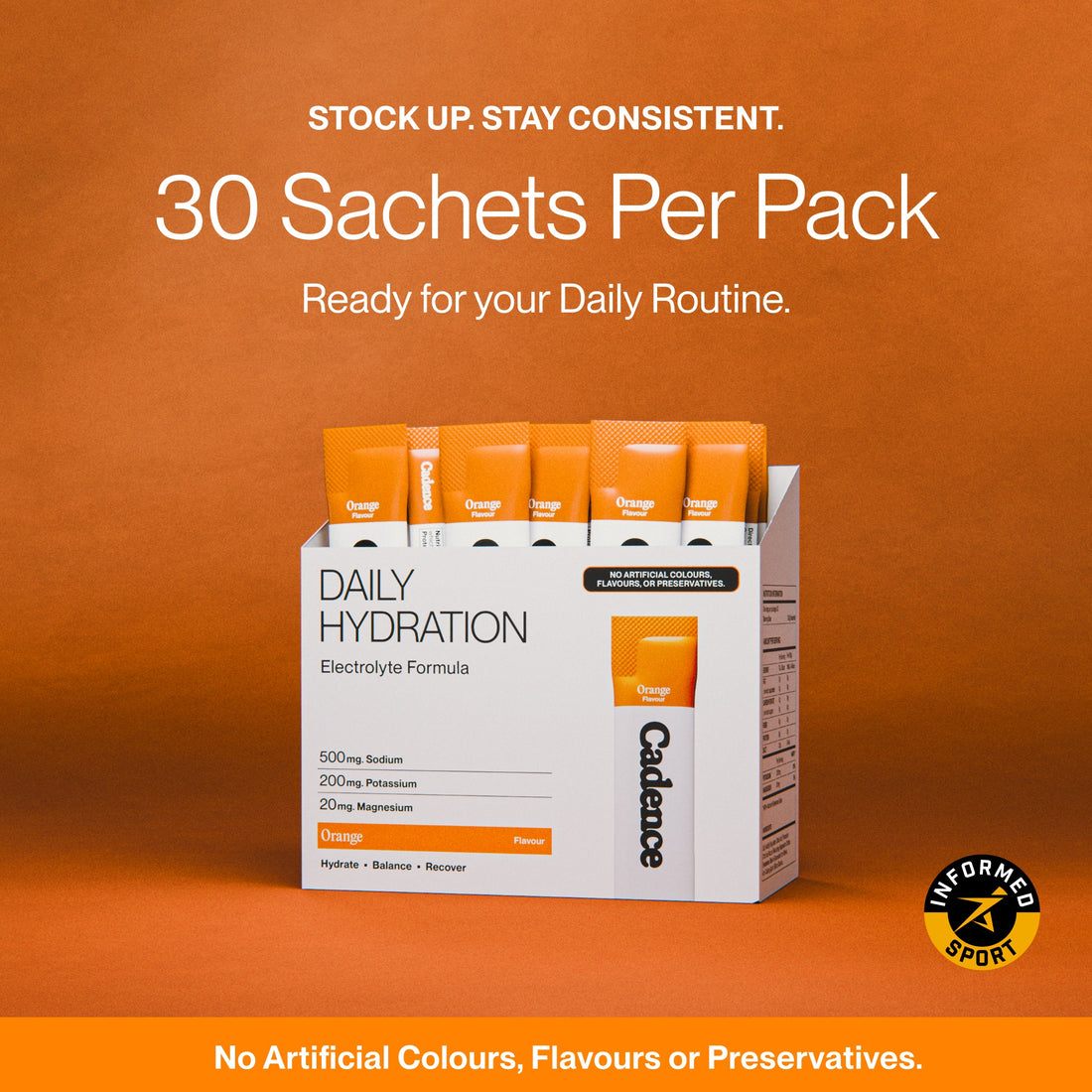 Daily Hydration Sachets - Orange