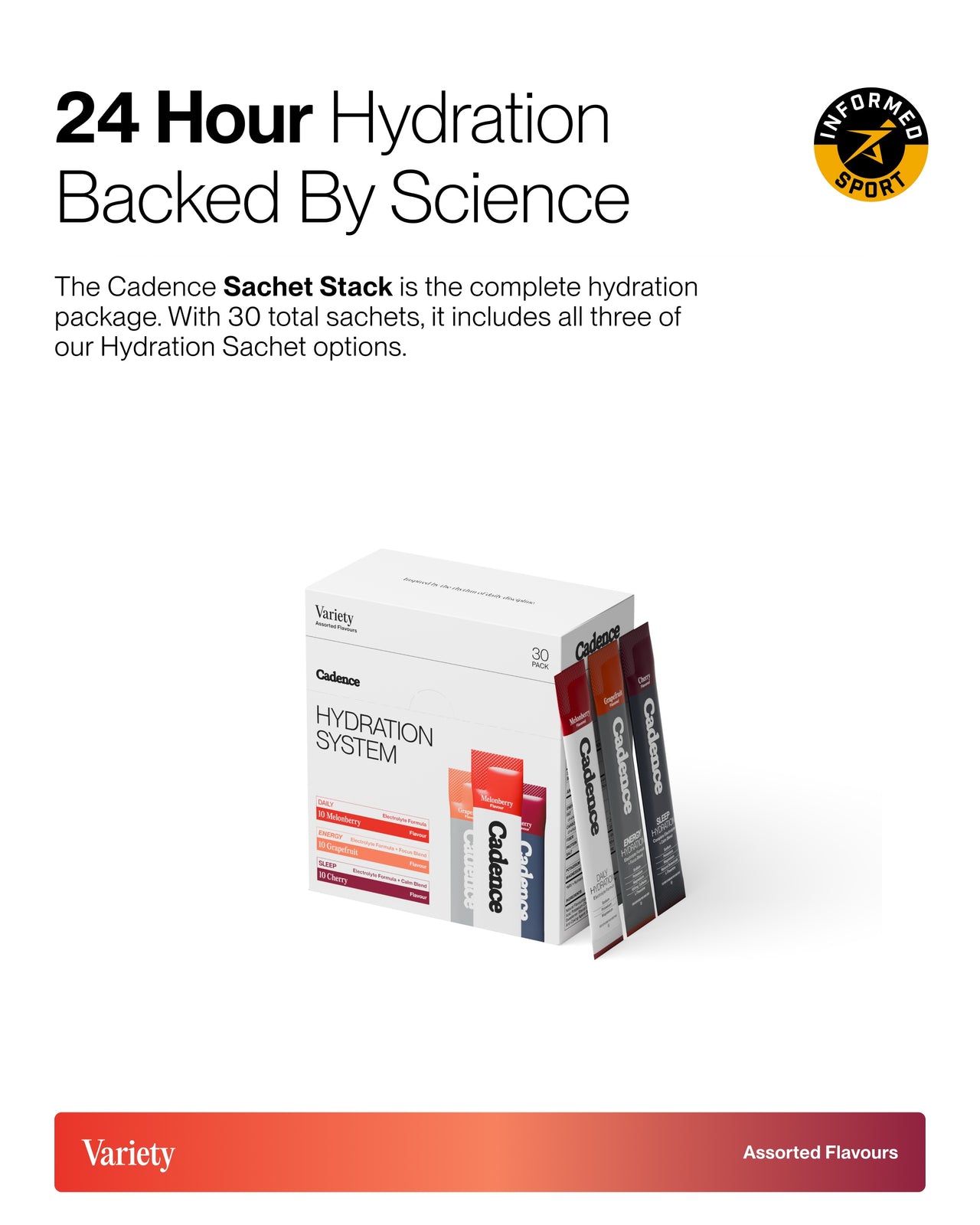 Hydration Sachet Stack - Variety Pack