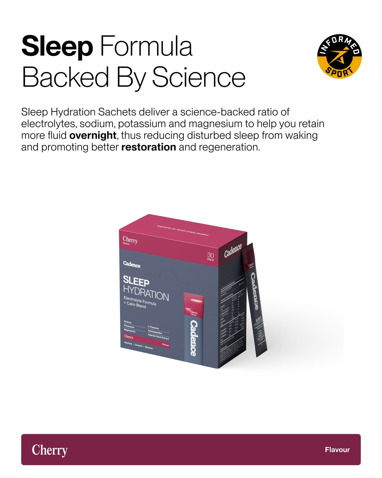Sleep Hydration Sachets
